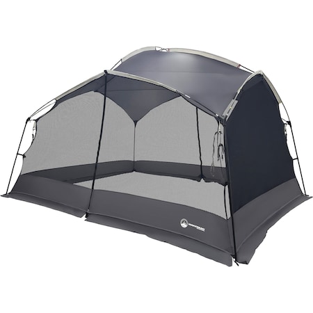 Wakeman Pop Up Canopy Screen Tent - 12x10 Gazebo Shelter with Mosquito Net by Gray 75-CMP1150